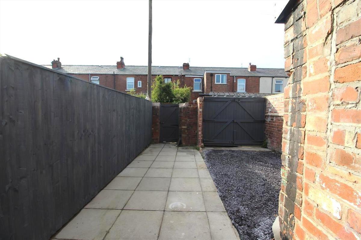 Rear Yard and Parking