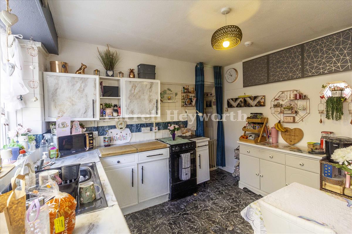 Basement flat kitchen