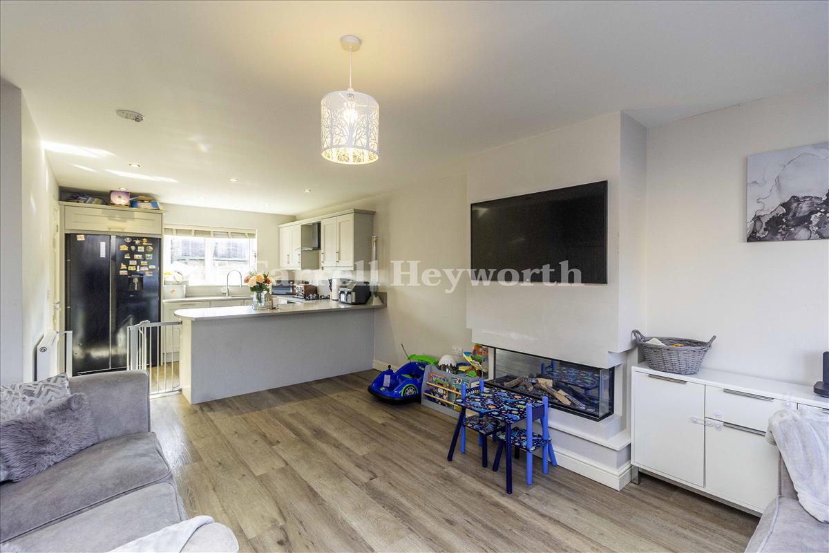 Open plan living view 2
