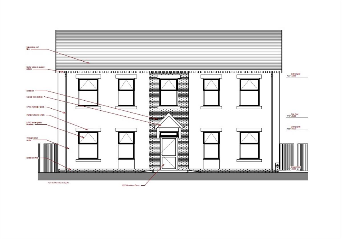 PROPOSED REAR ELEVATION