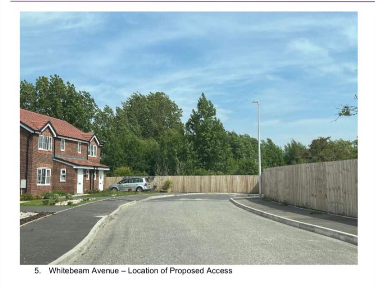 Whitebeam Avenue Proposed Access