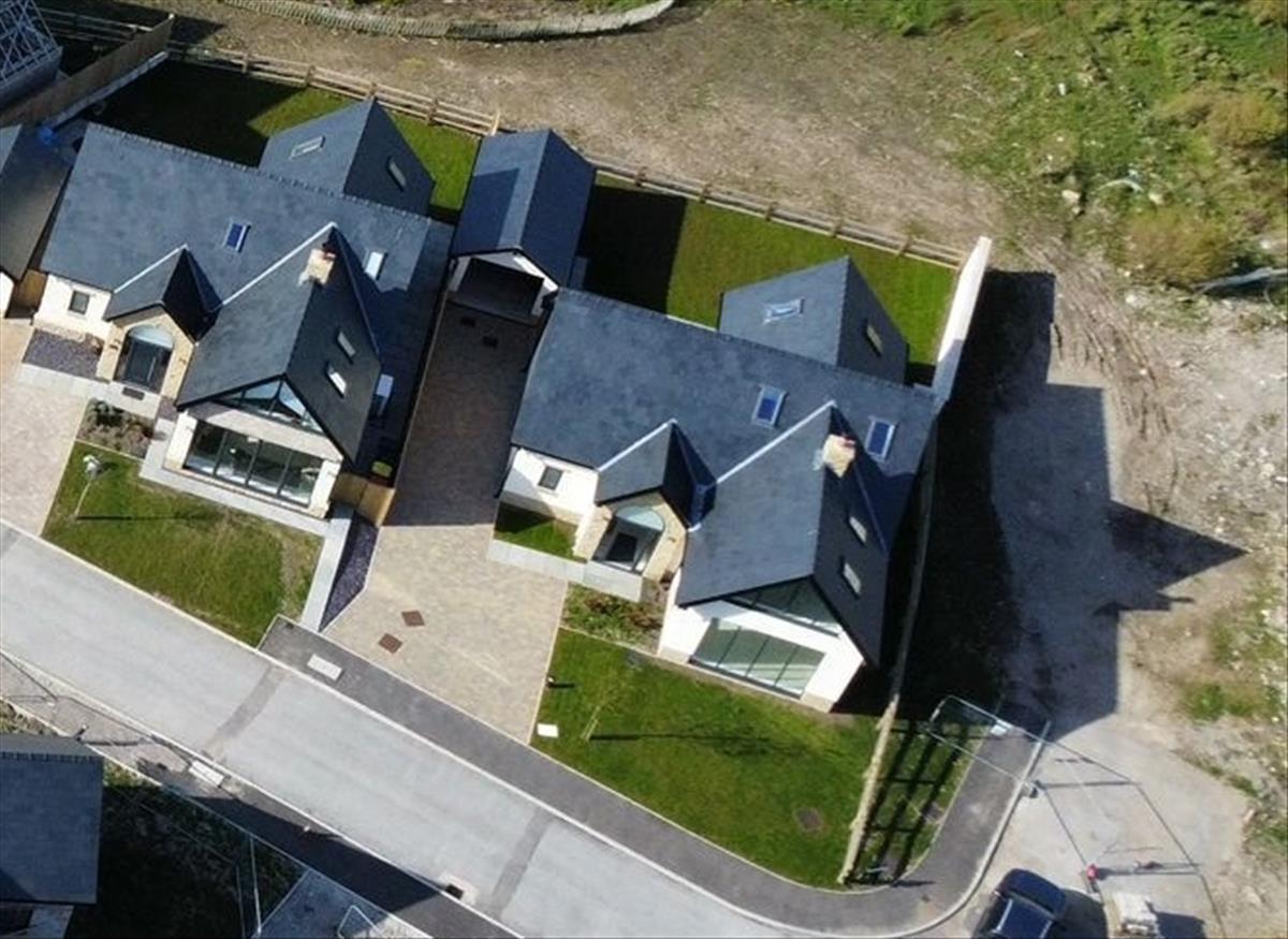 Aerial Lilly Close Street