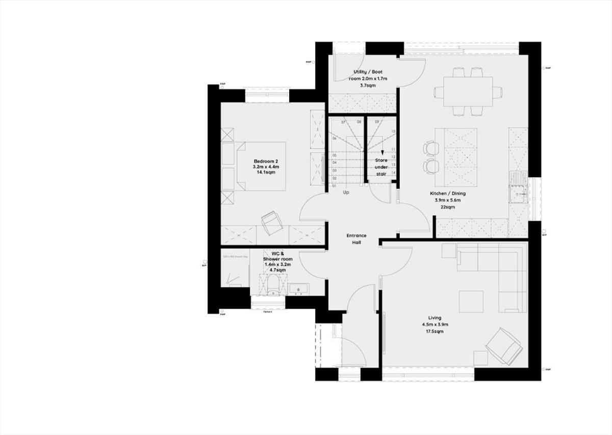 Ground Floor Plan Ennerdale