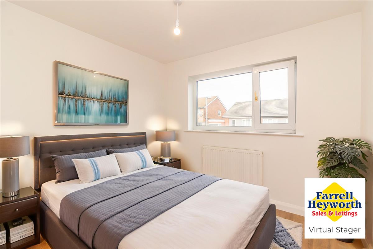 Addtional bedroom staged 