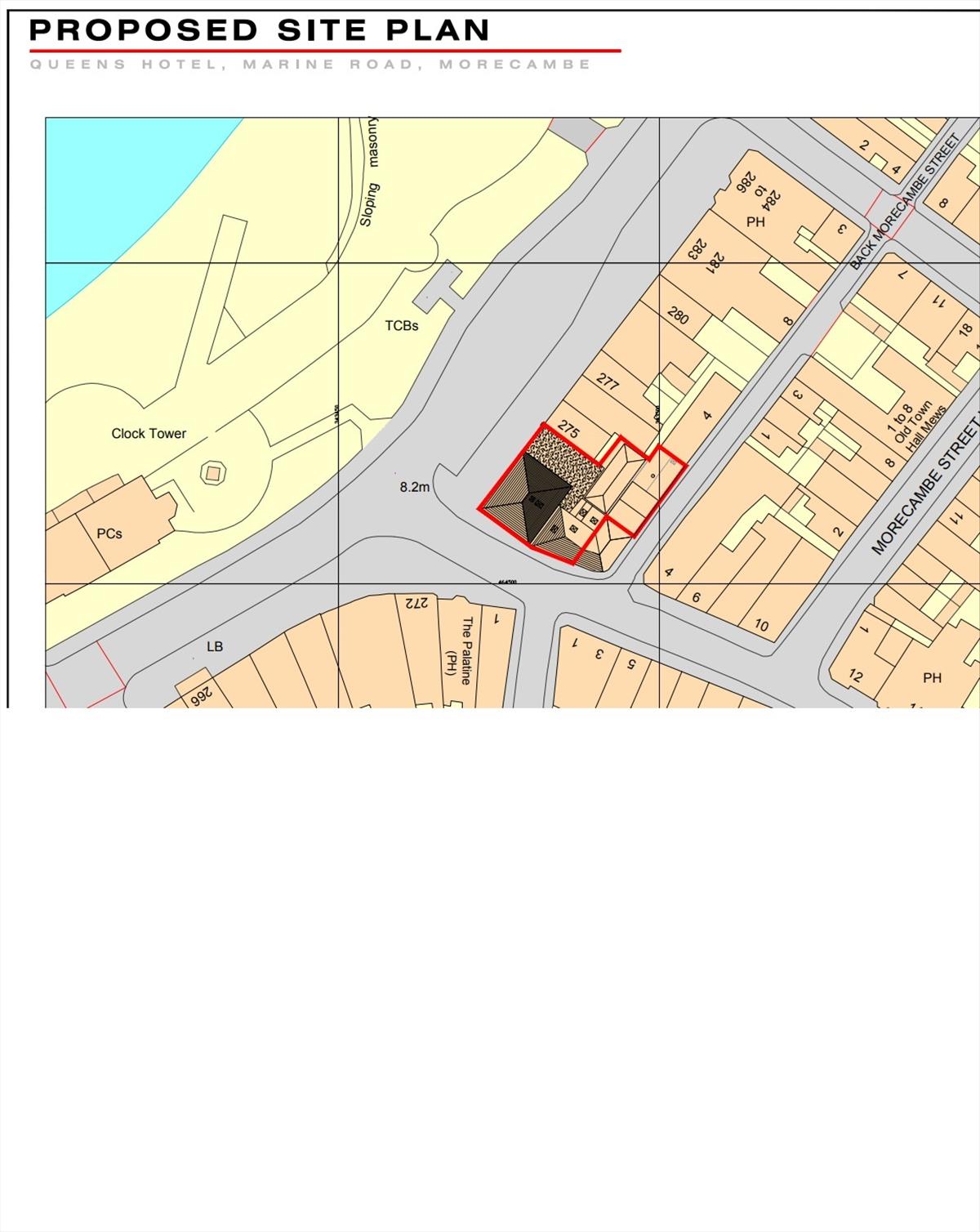 Site Plan Queens Hotel