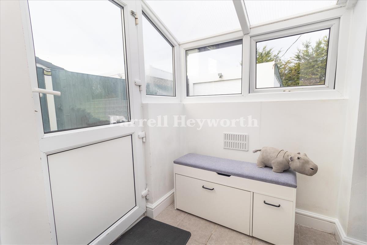 Rear Porch and utility