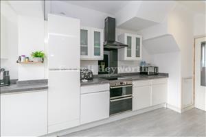 Kitchen diner family room view 2