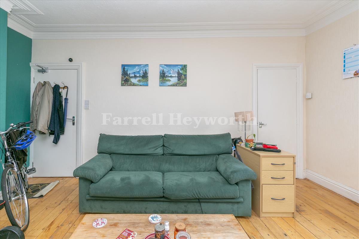 First floor flat reception view 3