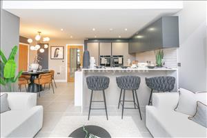 Kitchen diner family room view 6