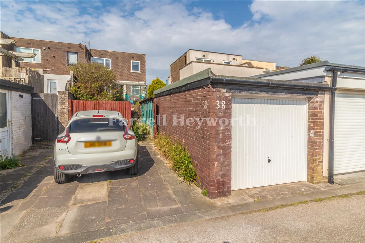 Rear Parking and garage