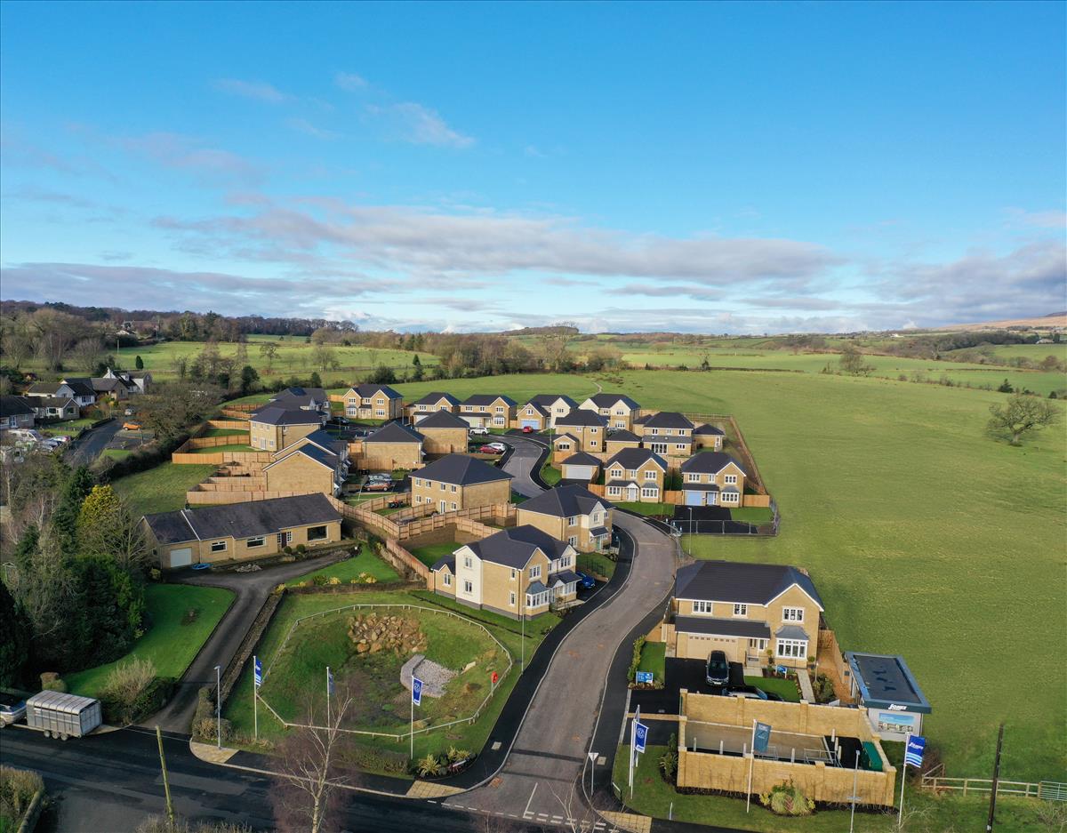 Drone shot Bowland Rise