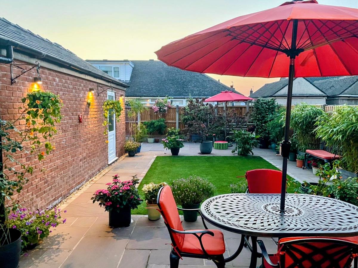 Rear Garden Evening New