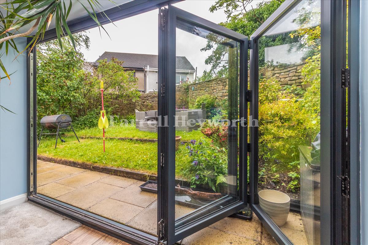 Opening to garden