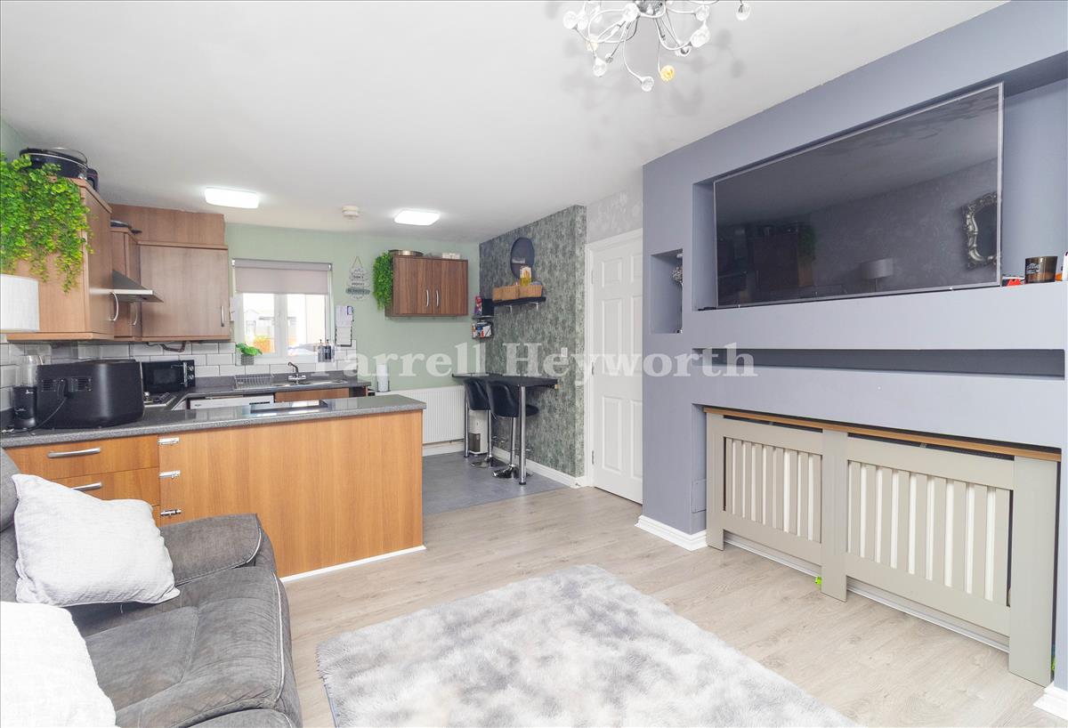 Lounge and kitchen
